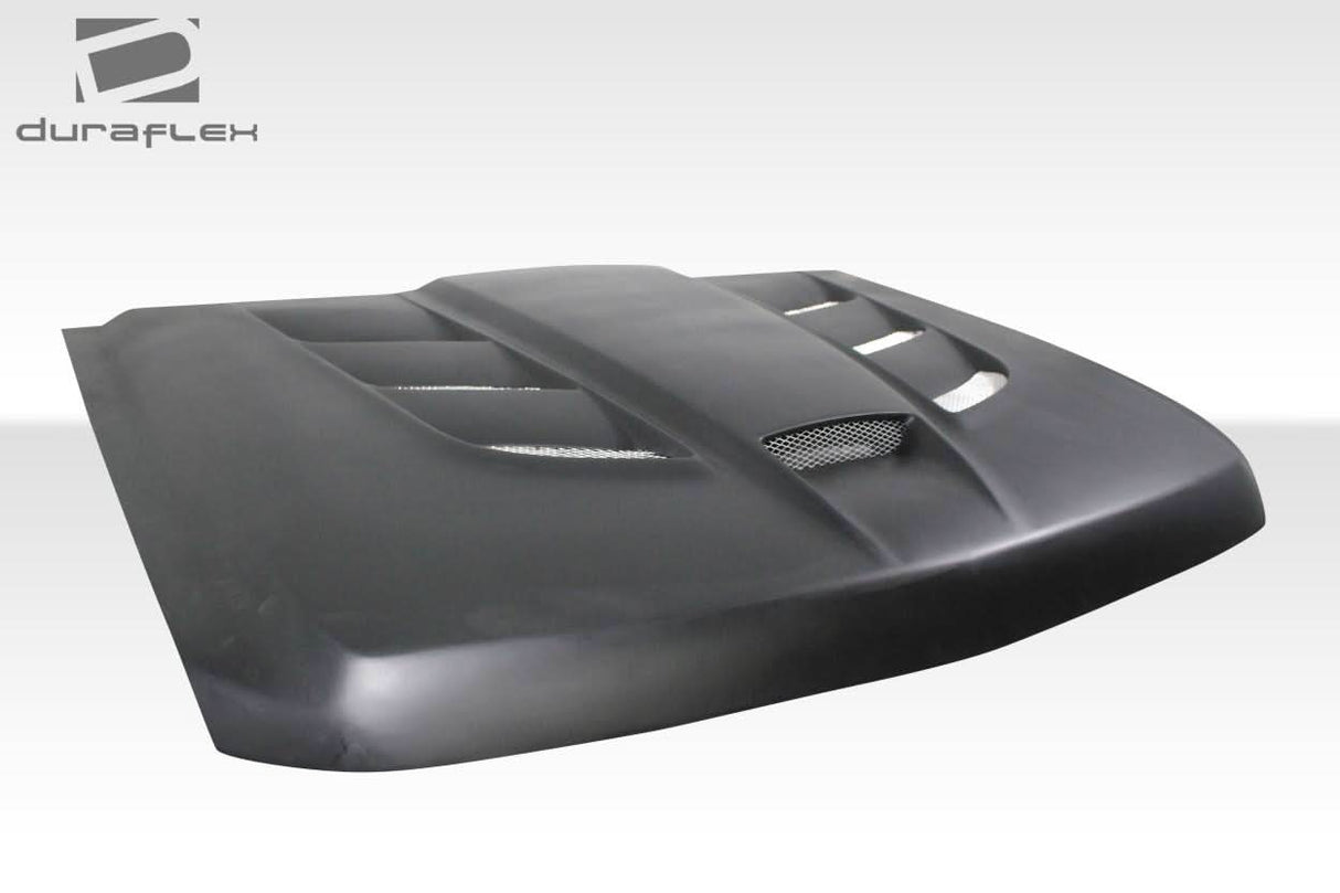 2007-2013 Chevrolet Silverado Viper Look Hood - 1 Piece - FRP