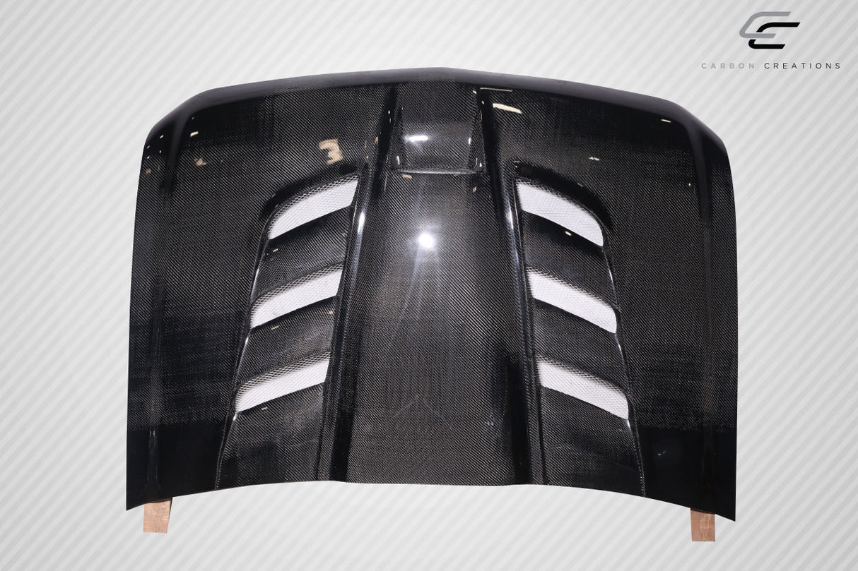 2007-2013 Chevrolet Silverado Carbon Creations Viper Look Hood - 1 Piece