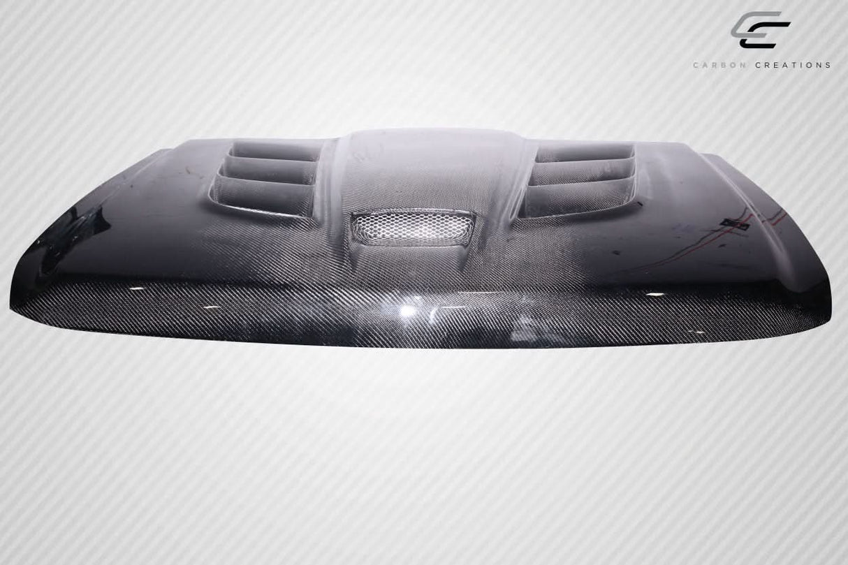 2007-2013 Chevrolet Silverado Viper Look Hood - Carbon Fiber