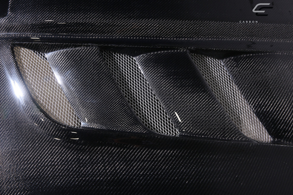 2007-2013 Chevrolet Silverado Carbon Creations Viper Look Hood - 1 Piece