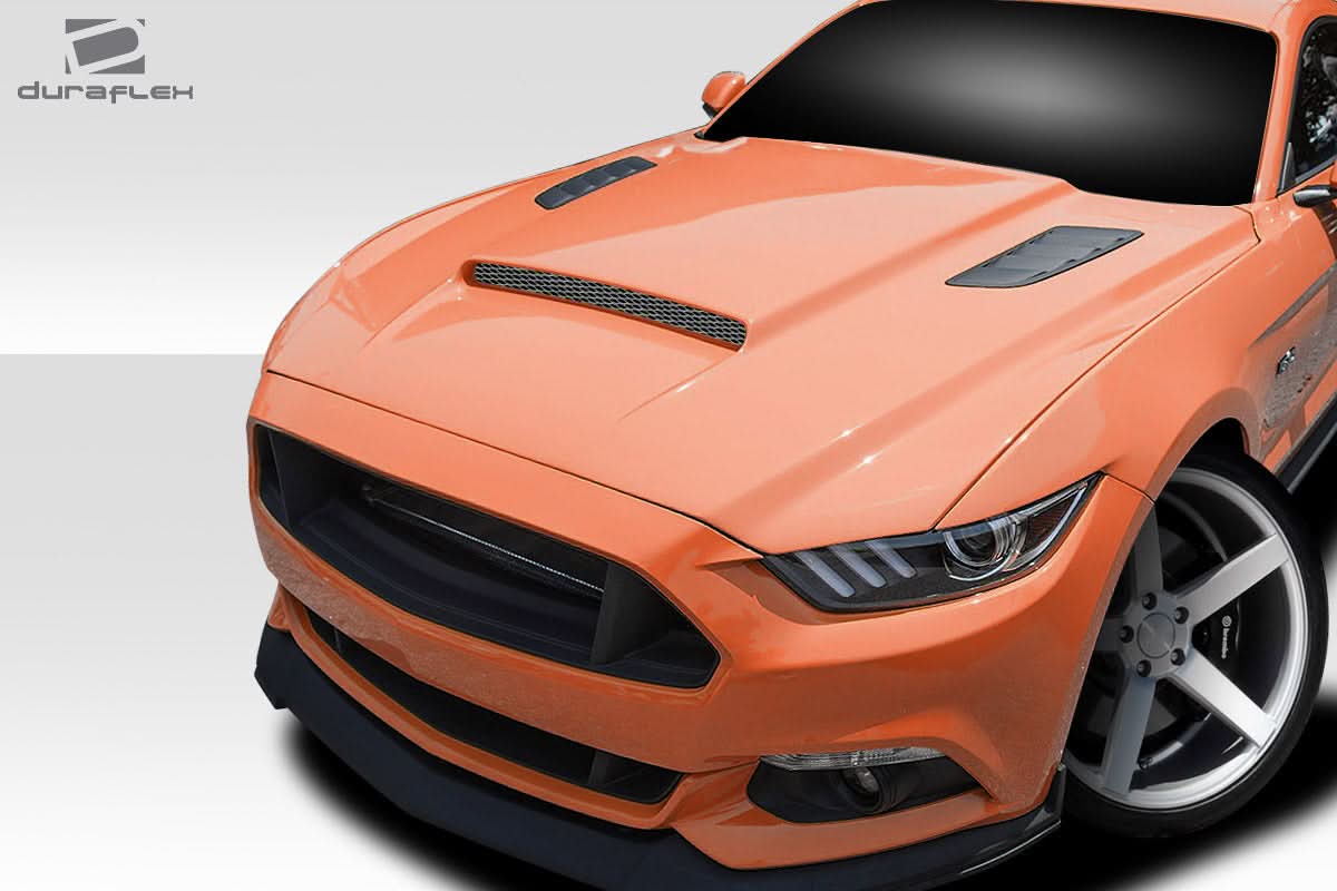 2015-2017 Ford Mustang CVX V2 Style Hood - FRP