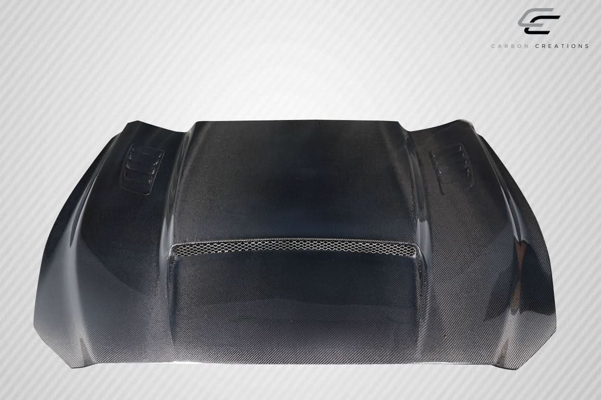 2015-2017 Ford Mustang CVX V2 Style Hood - Carbon Fiber