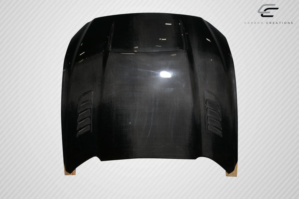 2015-2017 Ford Mustang CVX V2 Style Hood - Carbon Fiber