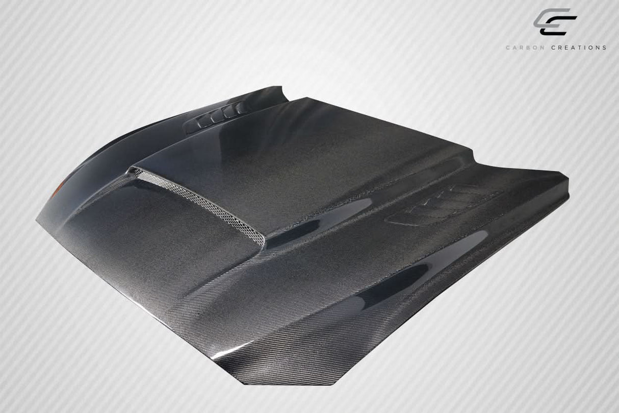 2015-2017 Ford Mustang CVX V2 Style Hood - Carbon Fiber