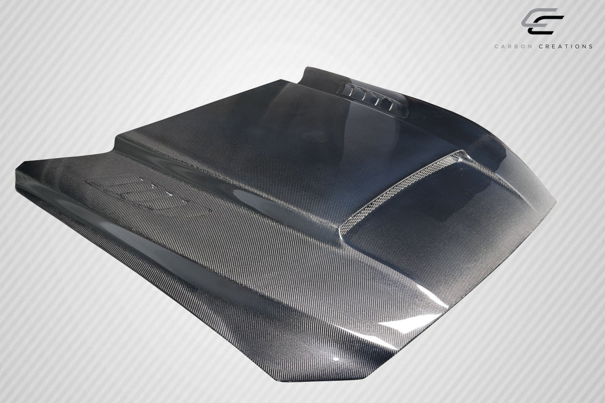 2015-2017 Ford Mustang Carbon Creations CVX V2 Hood - 1 Piece