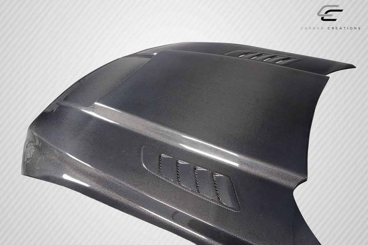 2015-2017 Ford Mustang CVX V2 Style Hood - Carbon Fiber