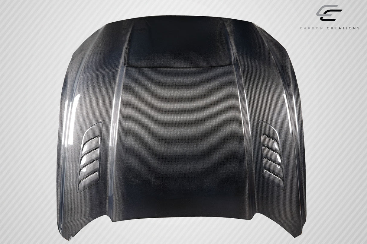 2015-2017 Ford Mustang Carbon Creations CVX V2 Hood - 1 Piece