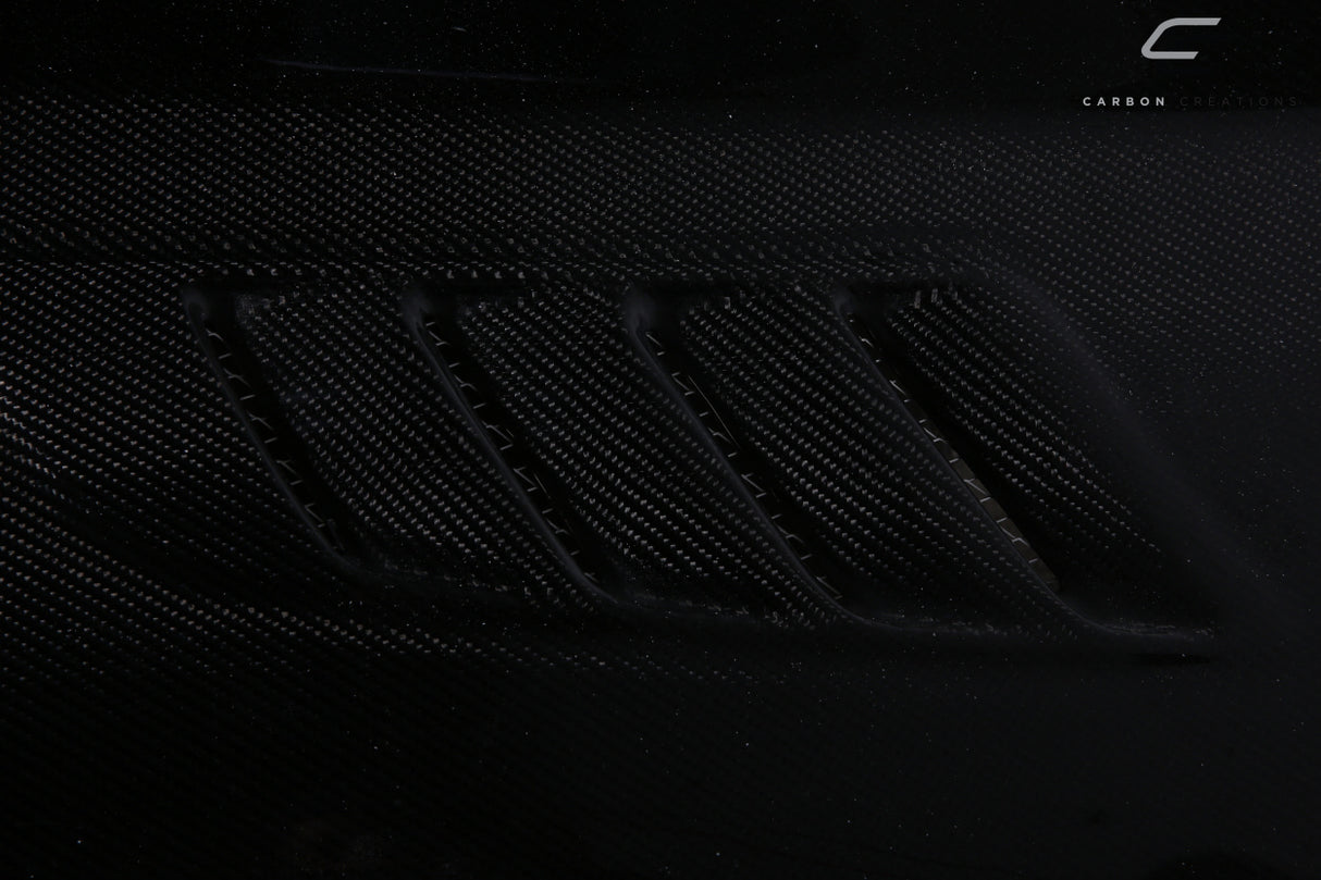 2015-2017 Ford Mustang Carbon Creations CVX V2 Hood - 1 Piece