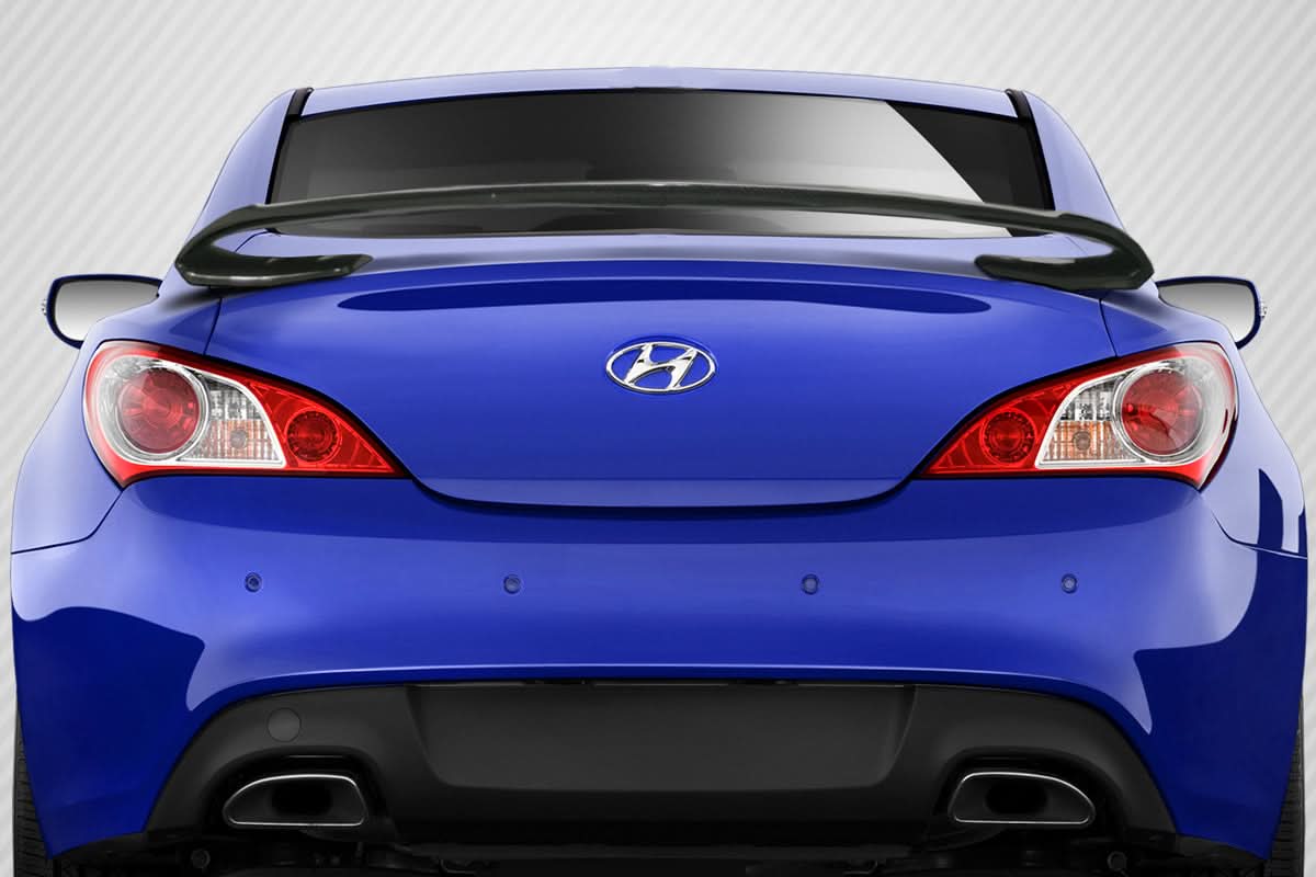 2010-2016 Hyundai Genesis Coupe SQX Style Rear Wing Spoiler - Carbon Fiber