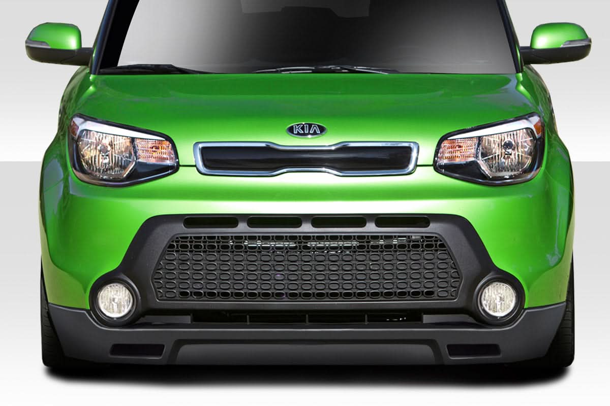 2015-2016 Kia Soul Racer Style Front Lip - 1 Piece - FRP