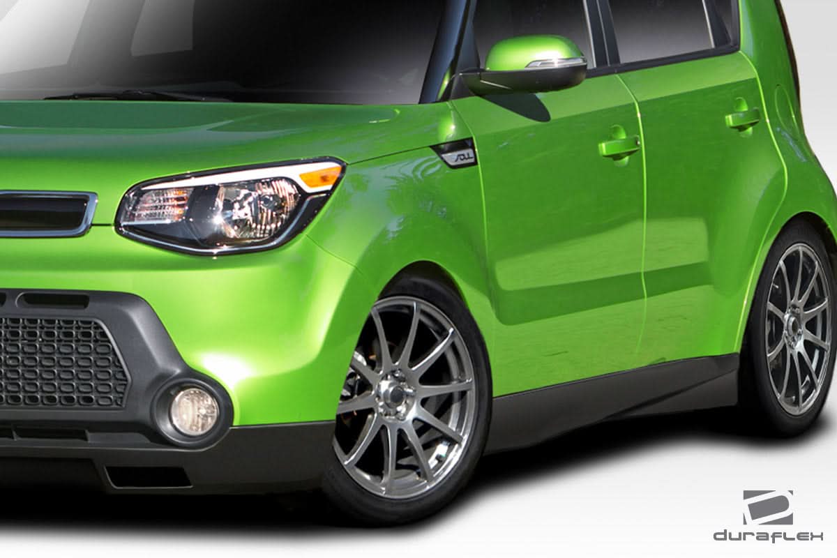 2015-2016 Kia Soul Racer Style Side Skirts - 2 Piece - FRP