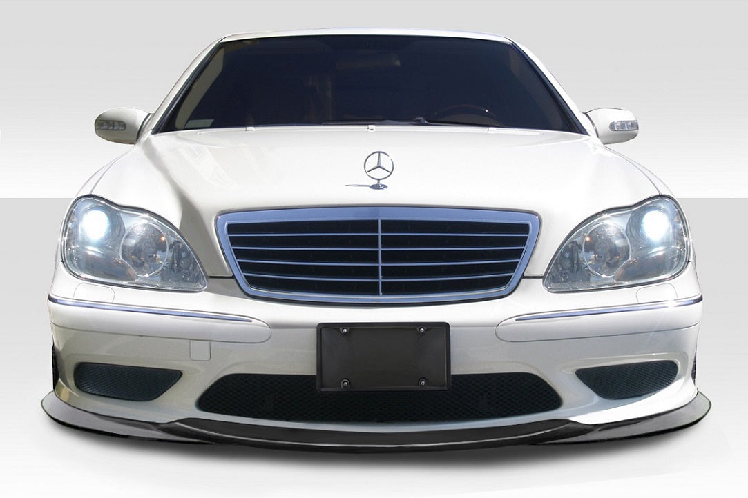 2003-2006 Mercedes S Class L Sport Style Front Lip Spoiler - FRP