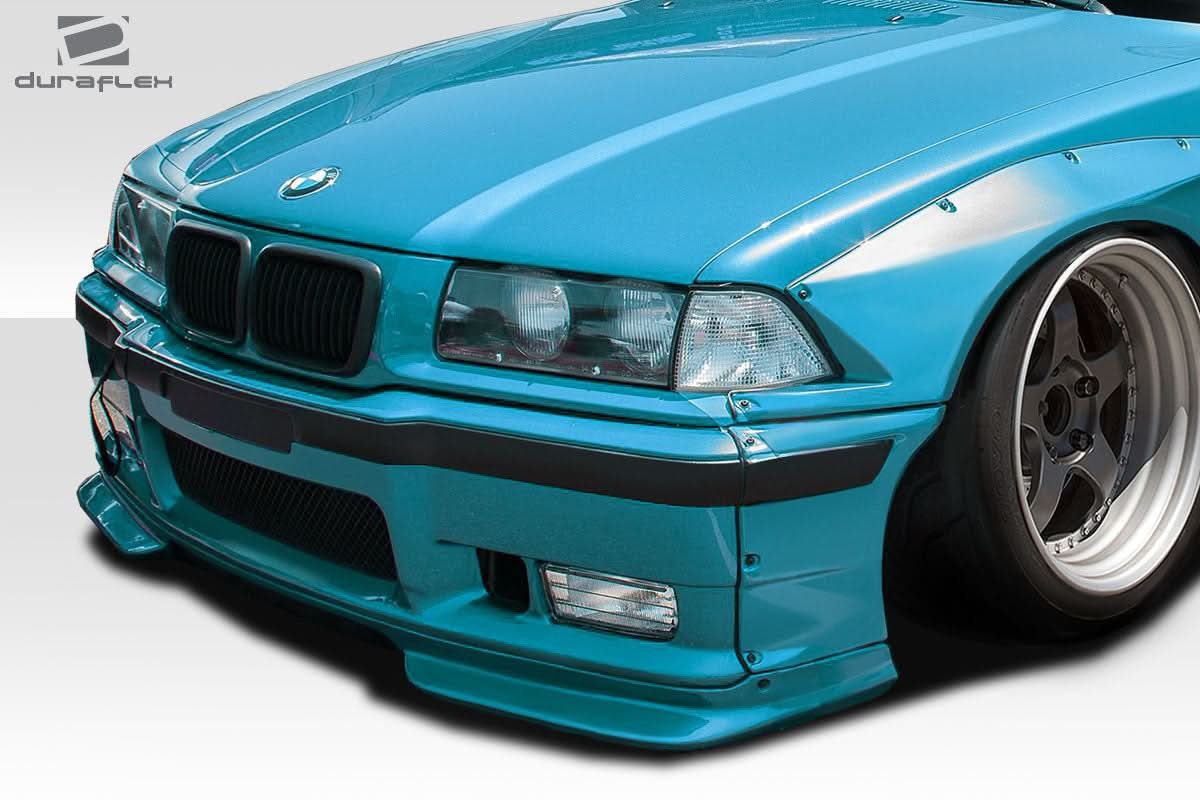1992-1998 BMW 3 Series M3 Circuit Style Front Lip Spoiler - FRP