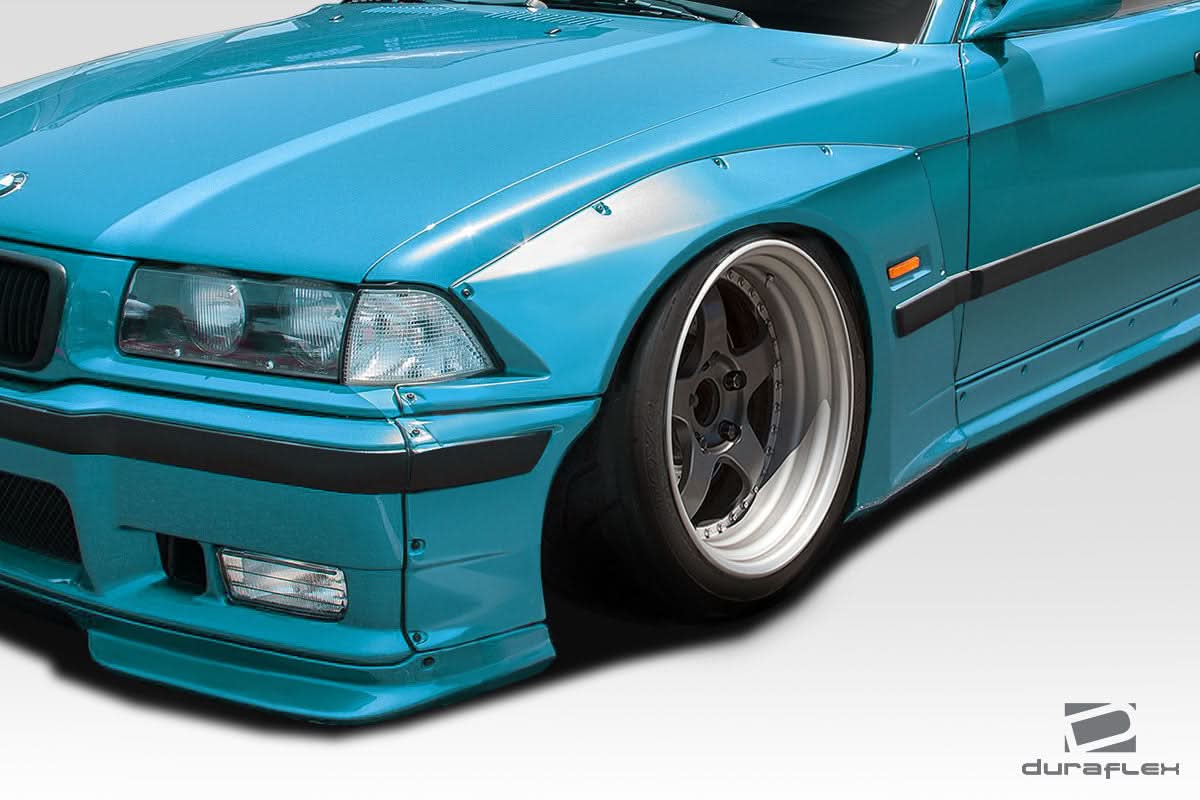 1992-1998 BMW 3 Series M3 E36 Circuit Style Side Skirts - FRP