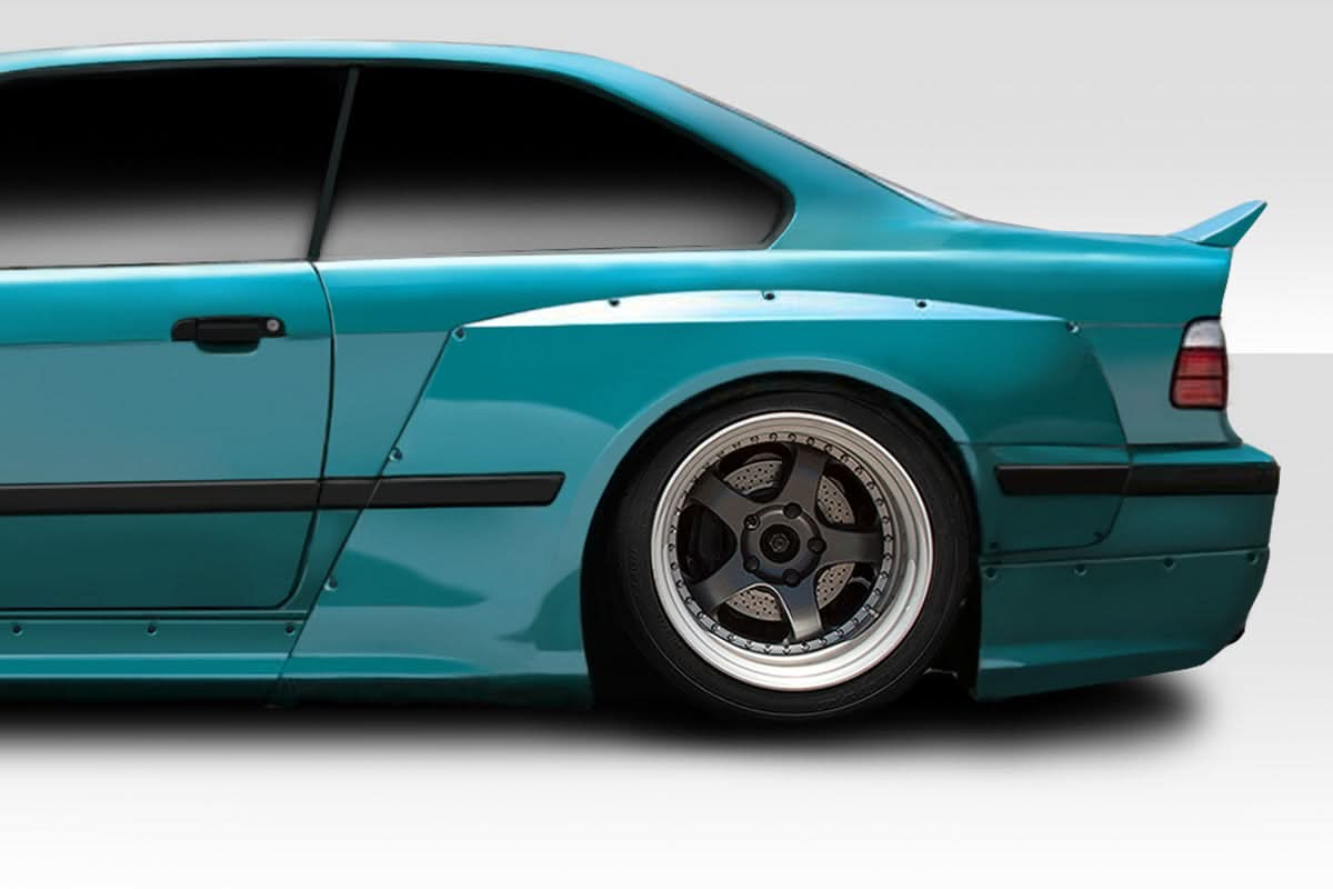 1992-1998 BMW 3 Series M3 Circuit Style Wide Body Kit - 8 Piece