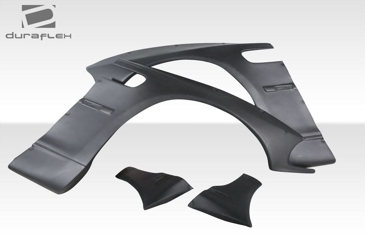 2001-2006 BMW M3 E46 Circuit Style Front Fender Flares - 4 Piece