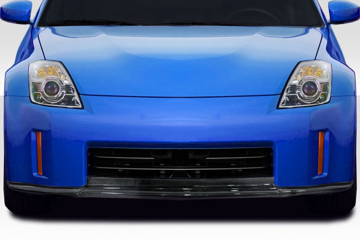 2006-2008 Nissan 350Z Z33 MZ Style Front Lip Spoiler - Carbon Fiber