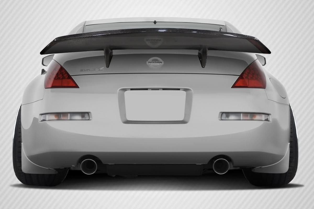 2003-2008 Nissan 350Z AM-S V2 Style Rear Wing Spoiler - Carbon Fiber