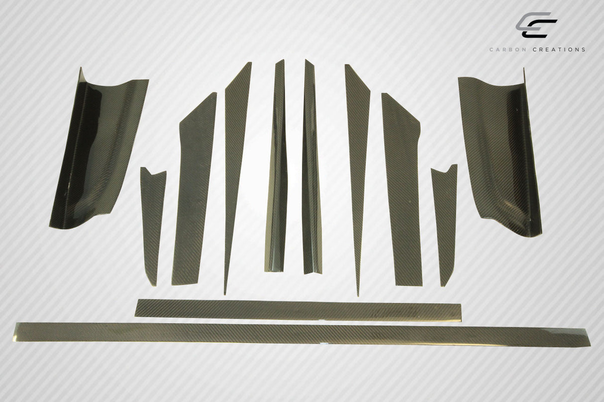 2015-2021 Subaru WRX STI Carbon Creations VRS Rear Diffuser - 13 Piece