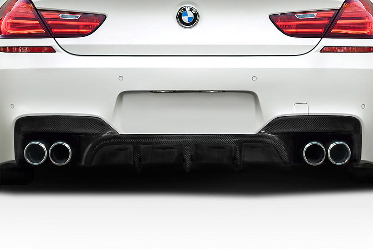 2011-2019 BMW 6 Series M6 AMK Style Rear Diffuser - Carbon Fiber