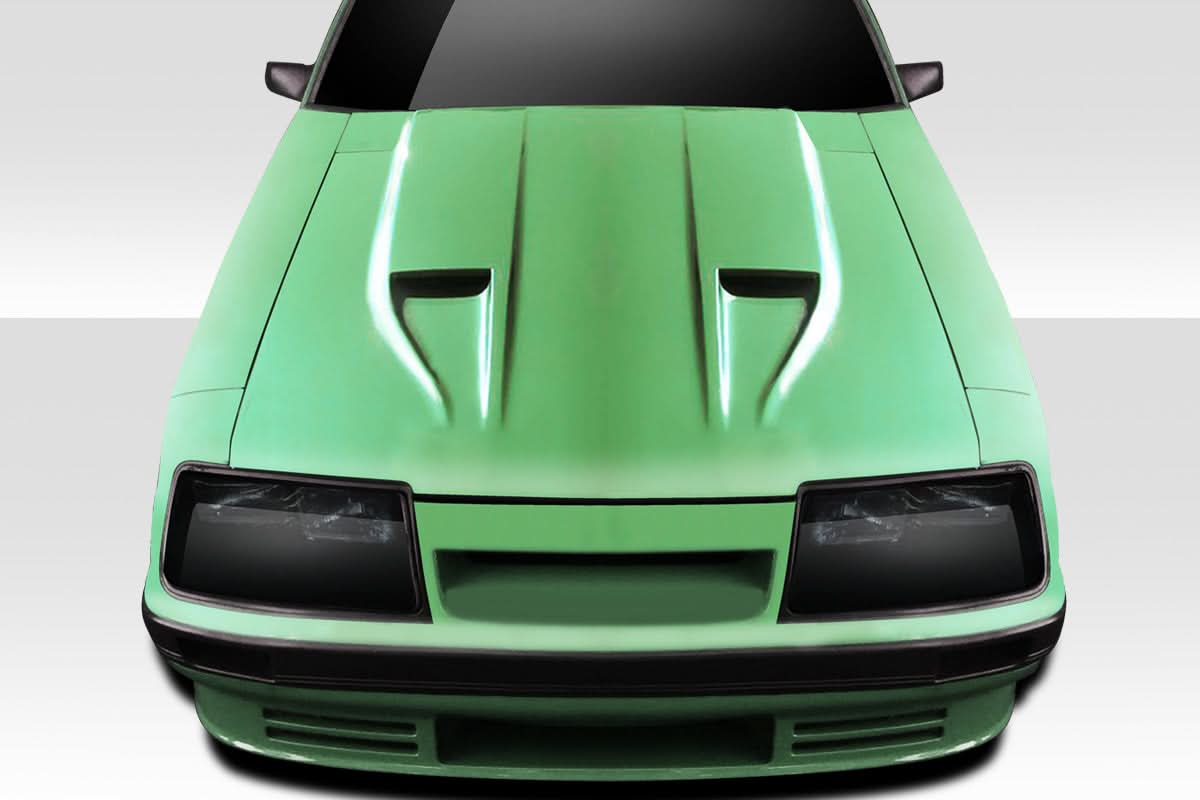 1983-1986 Ford Mustang STM Style Hood - FRP