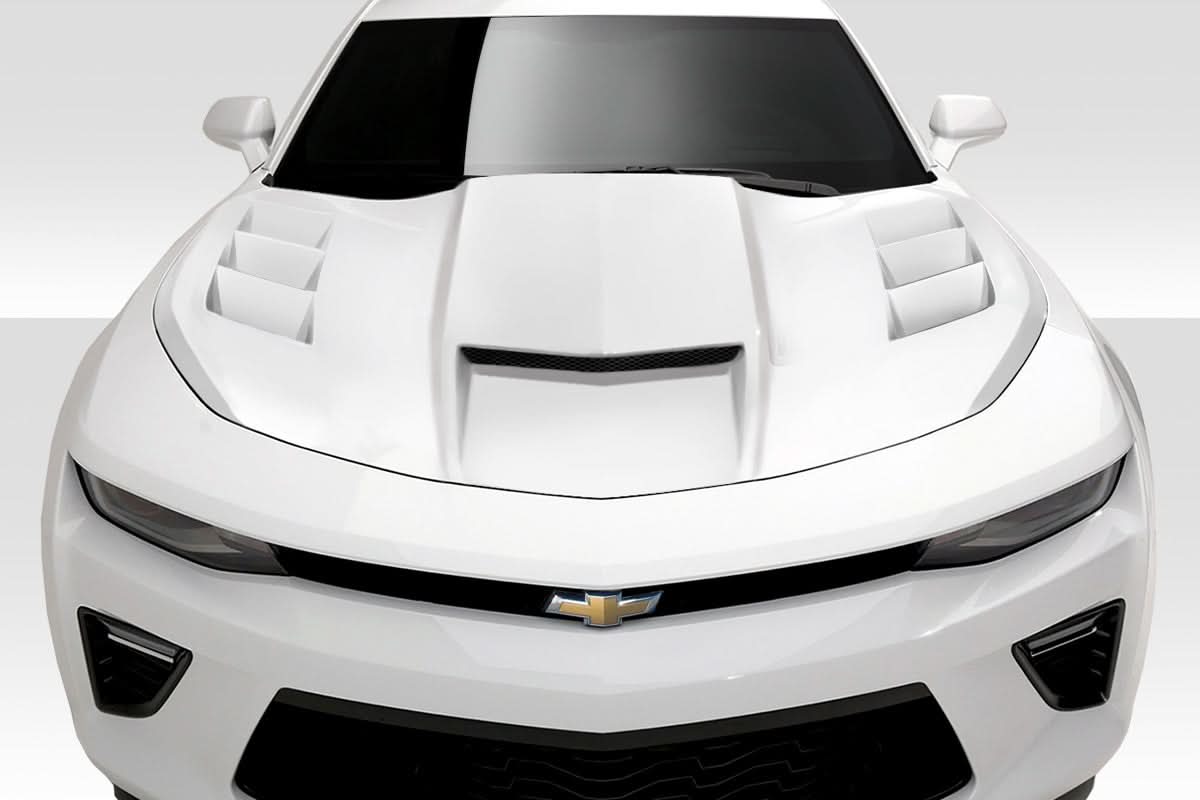 2016-2023 Chevrolet Camaro TS-1 Style Hood - 1 Piece - FRP