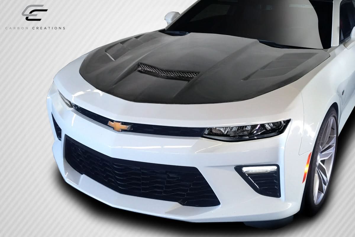 2016-2024 Chevrolet Camaro TS-1 Style Hood - Carbon Fiber