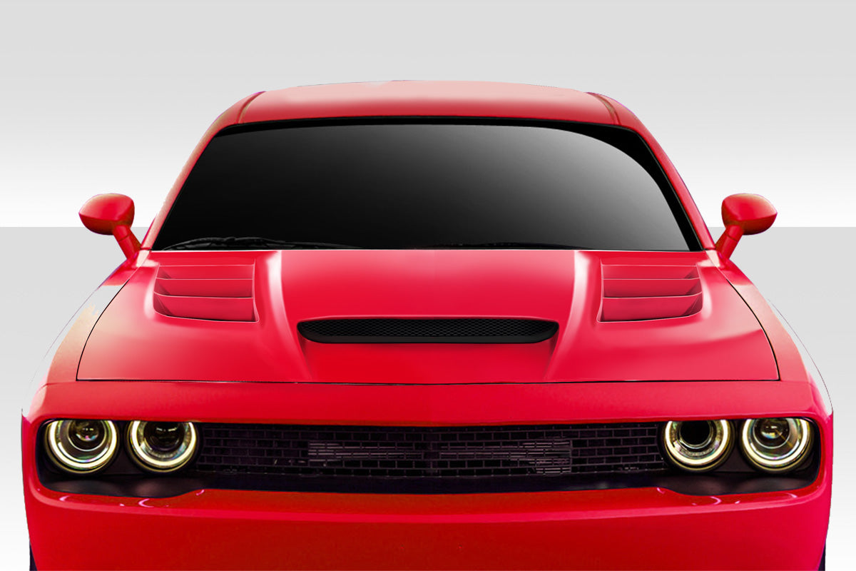 2008-2023 Dodge Challenger Viper Look Hood - 1 Piece - FRP