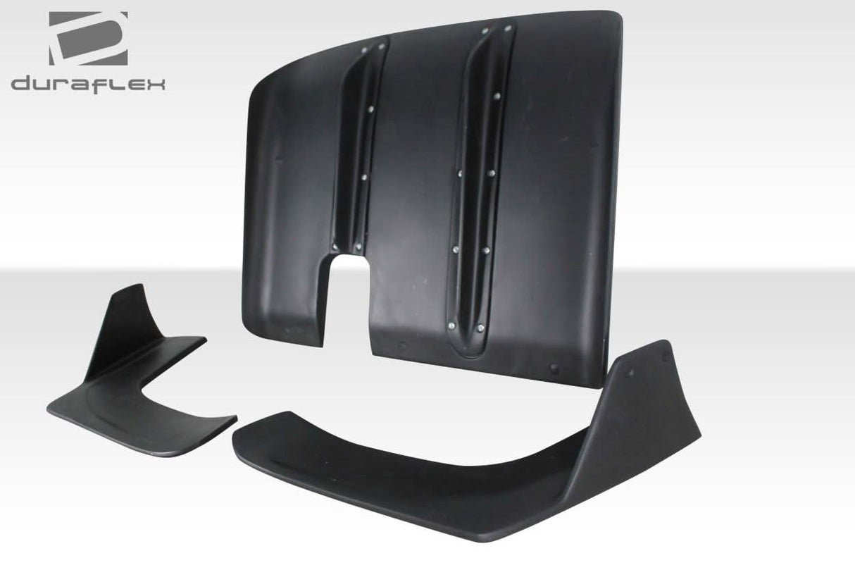 2009-2016 Nissan GT-R R35 LBW Style Rear Diffuser / Splitters - 3 Piece