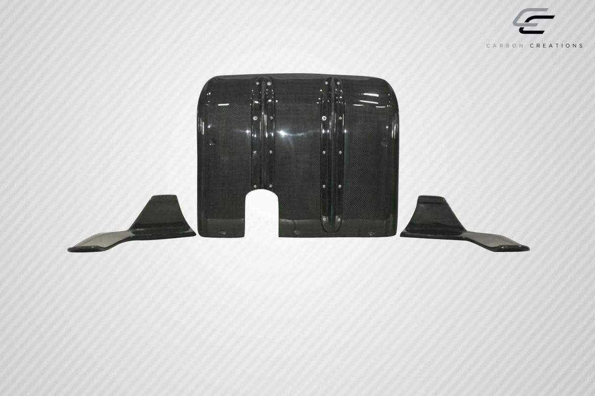 2009-2016 Nissan GT-R R35 LBW Style Rear Diffuser - 3 Piece Carbon