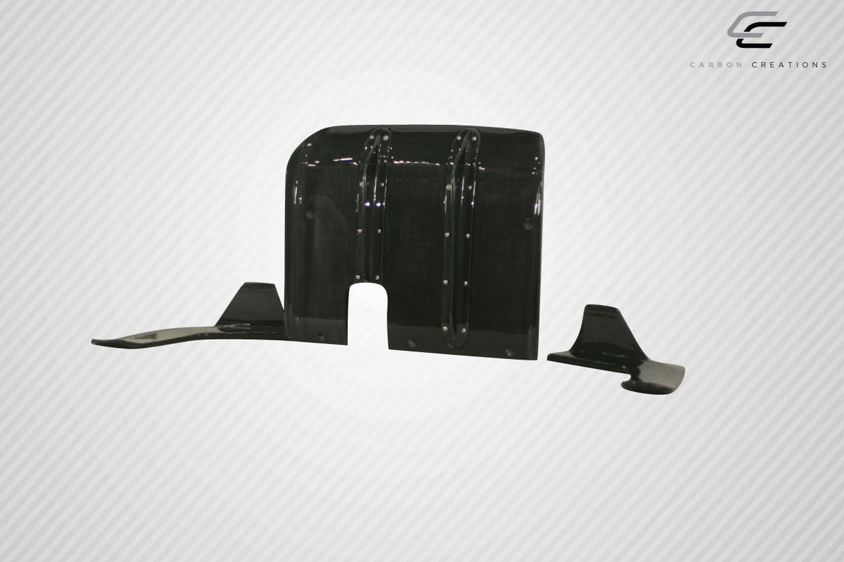 2009-2016 Nissan GT-R R35 Carbon Creations LBW Rear Diffuser / Splitters - 3 Piece