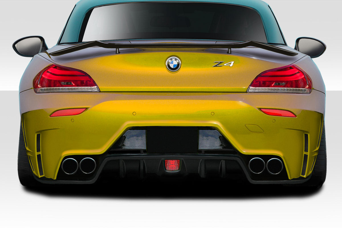 2009-2016 BMW Z4 TKR Style Rear Bumper - 1 Piece - FRP