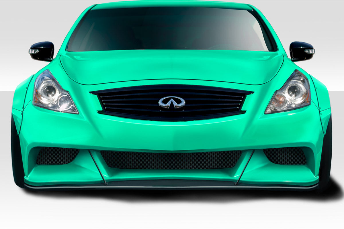 2008-2015 Infiniti G37 LBW Style Front Bumper - 1 Piece - FRP