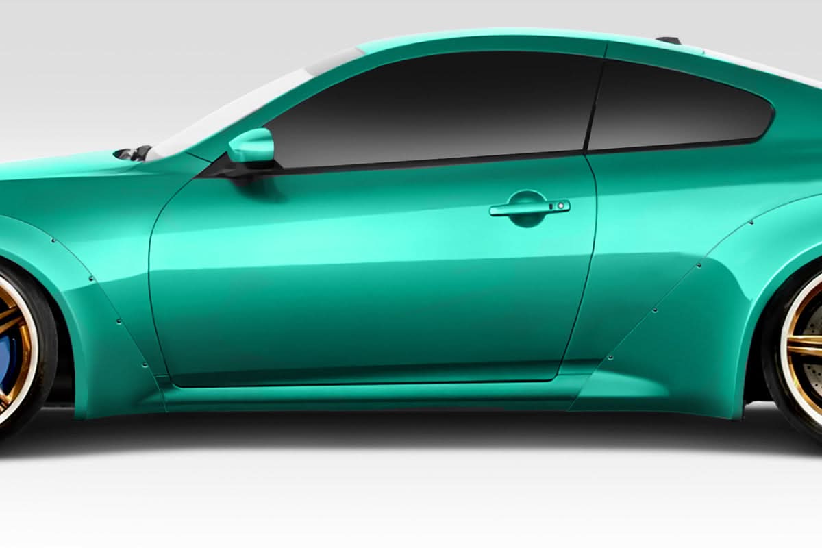 2008-2015 Infiniti G Coupe G37 Q60 LBW Style Side Skirts - FRP