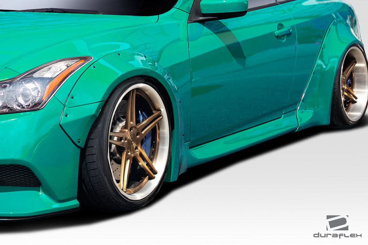 2008-2015 Infiniti G Coupe G37 Q60 LBW Style Side Skirts - FRP