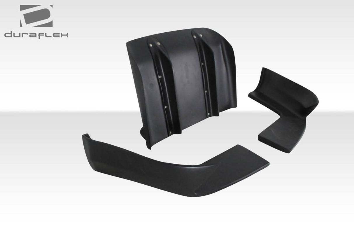 2008-2015 Infiniti G Coupe G37 Q60 LBW Style Rear Diffuser - 3 Piece - FRP