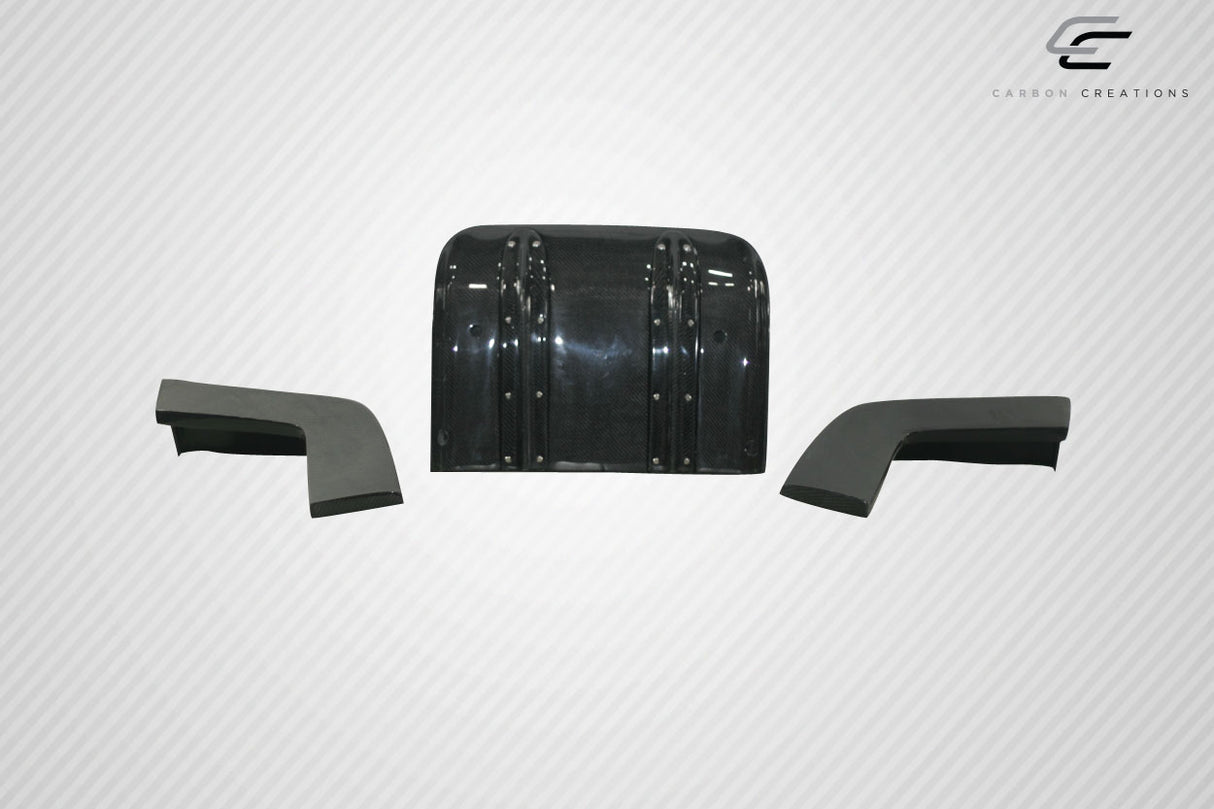 2008-2015 Infiniti G Coupe G37 Q60 Carbon Creations LBW Rear Diffuser - 3 Piece
