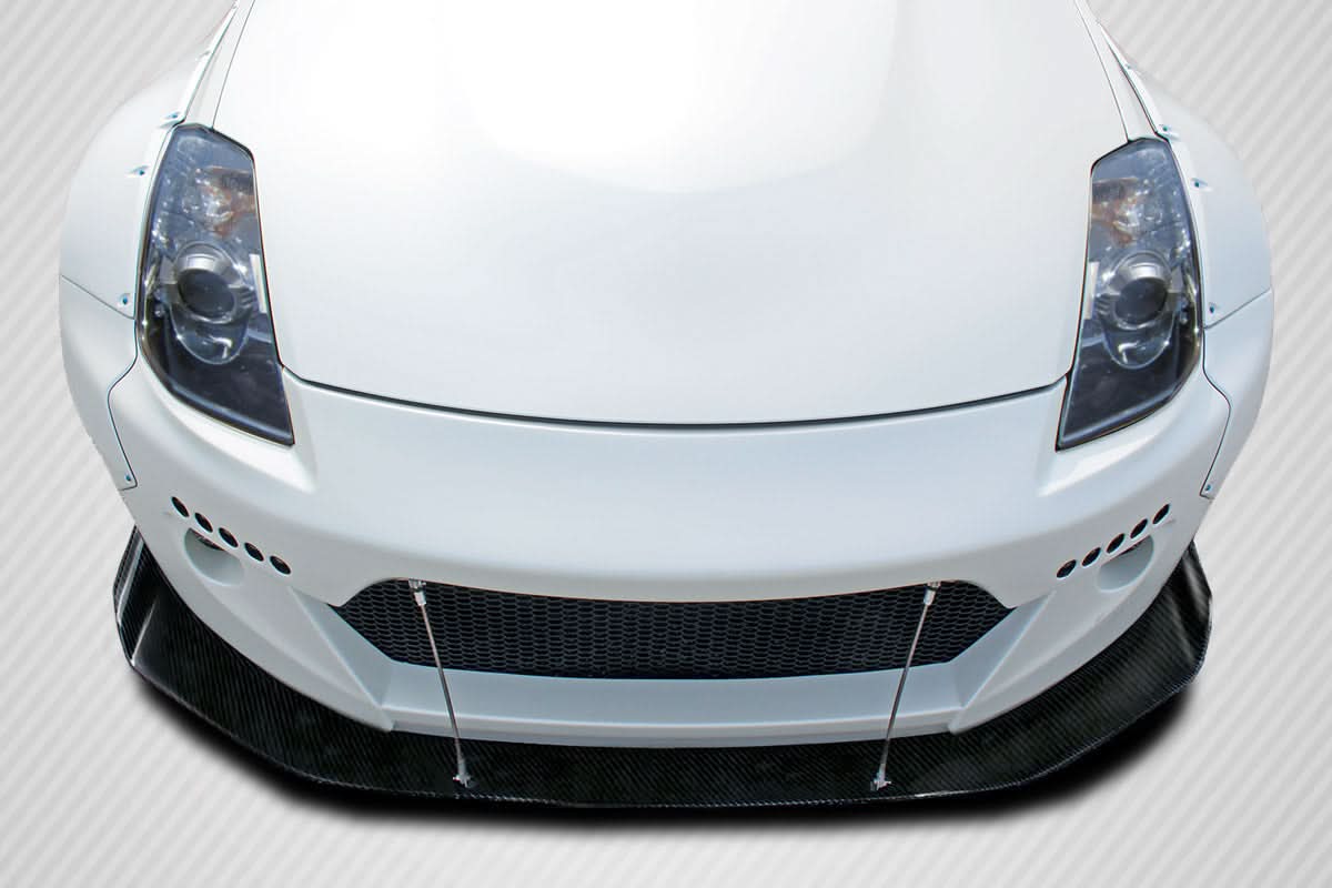 2003-2008 Nissan 350Z RBS Style Front Splitter - Carbon Fiber