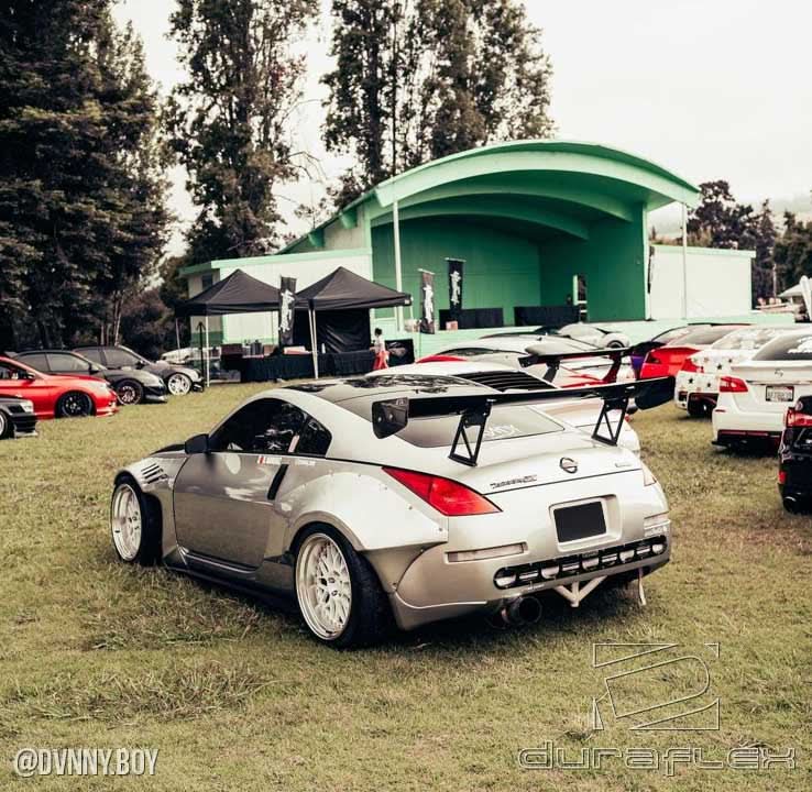 2003-2008 Nissan 350Z Z33 RBS Style Rear Fender Flares (+80mm) - FRP