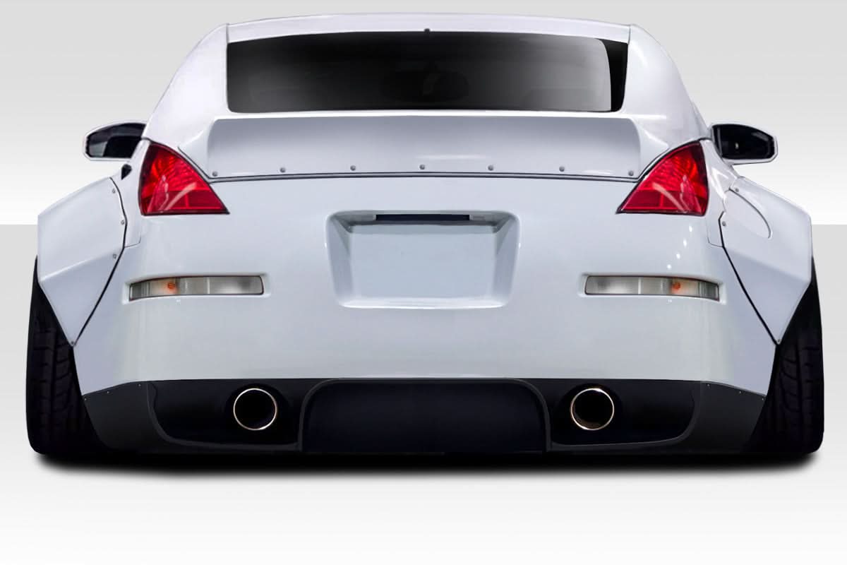 2003-2008 Nissan 350Z RBS Style Rear Diffuser 3 Piece - FRP