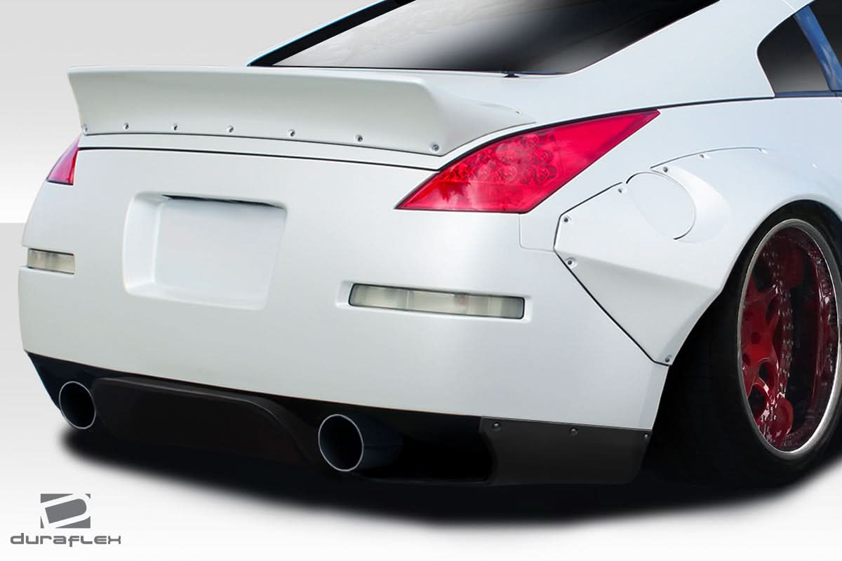 2003-2008 Nissan 350Z RBS Style Rear Diffuser 3 Piece - FRP