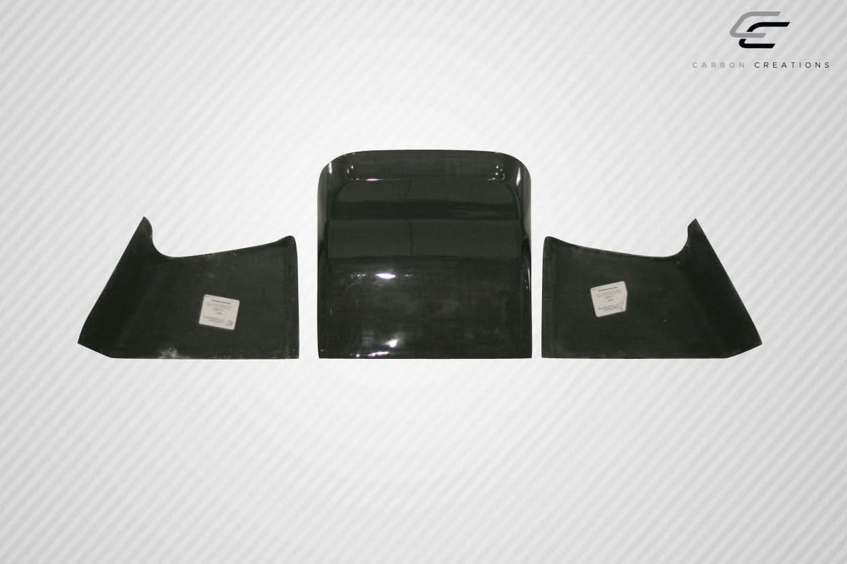 2003-2008 Nissan 350Z RBS Style Rear Diffuser 3 Piece - Carbon Fiber