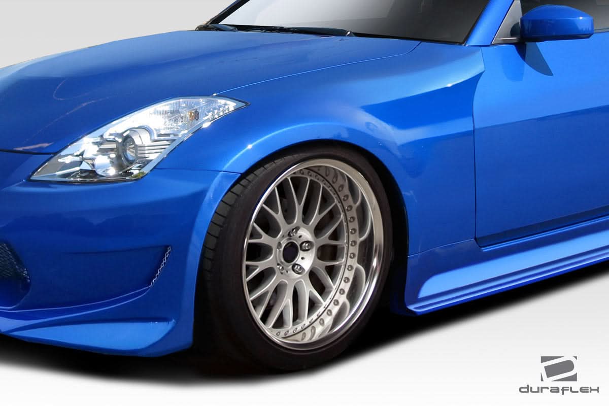 2003-2008 Nissan 350Z Demon Style Front Fenders (+10mm) - FRP