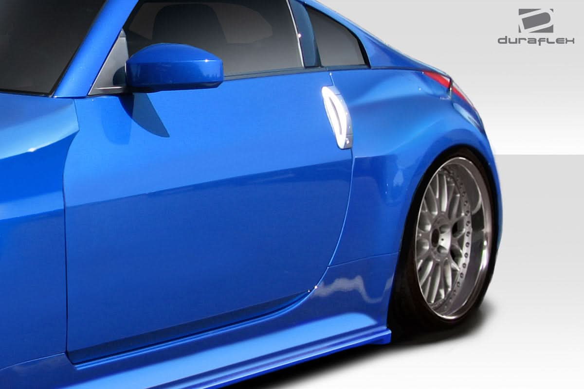 2003-2008 Nissan 350Z Demon Style Rear Fender Flares - FRP