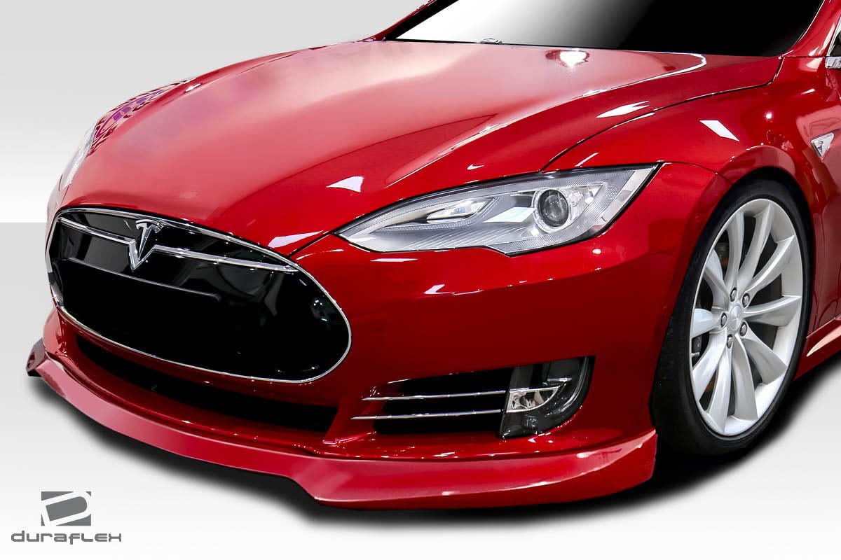 2012-2016 Tesla Model S UTech Style Front Lip Spoiler - FRP