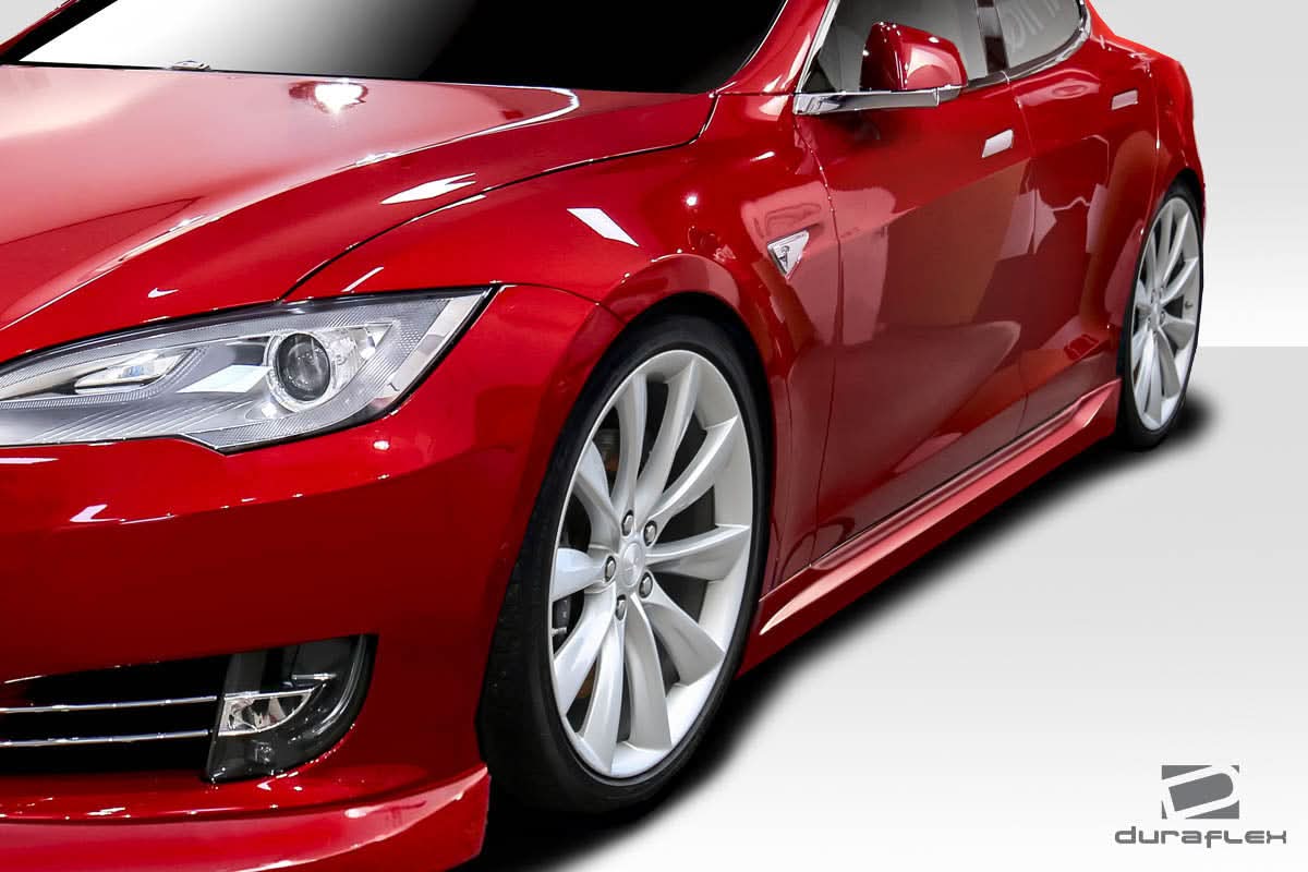 2012-2023 Tesla Model S UTech Style Side Skirts 2 Piece - FRP