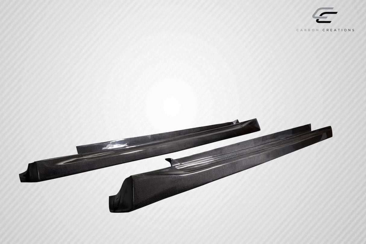 2012-2023 Tesla Model S UTech Style Side Skirts - Carbon Fiber