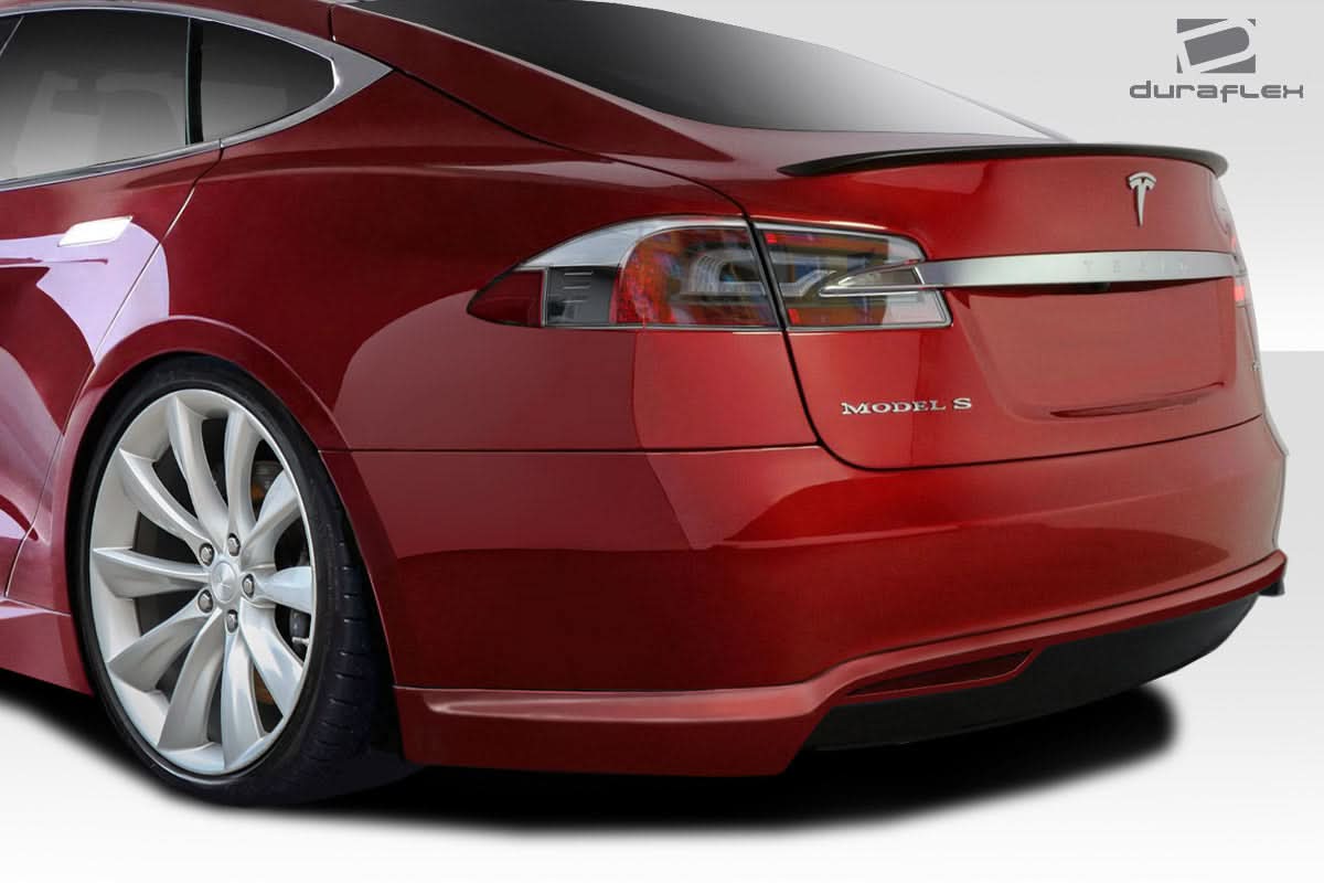2012-2016 Tesla Model S UTech Style Rear Diffuser - FRP