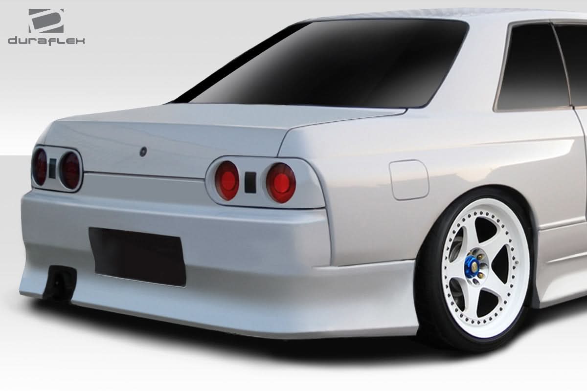 1989-1994 Nissan Skyline R32 V-Speed Style Rear Bumper - FRP