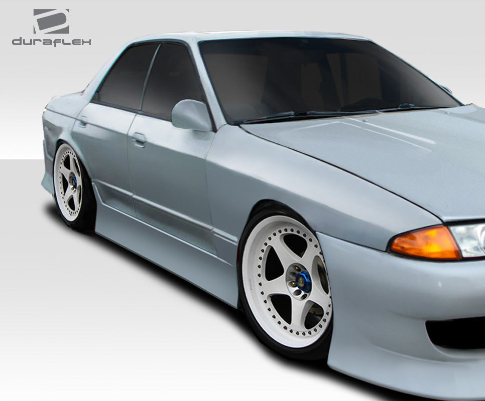 1989-1994 Nissan Skyline R32 V-Speed Style Side Skirts - FRP